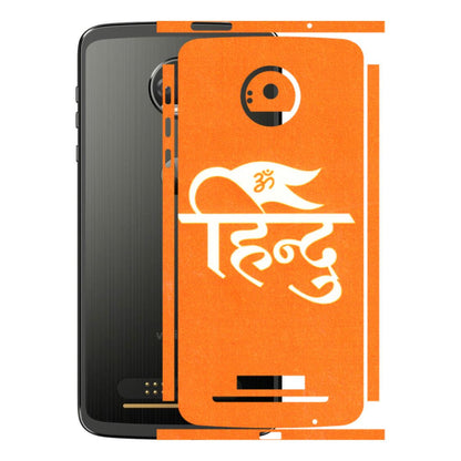 Motorola Phone Skins (All Models) - Hindu Kesari - 3D Embossed Finish (L-154) Motorola Moto Z