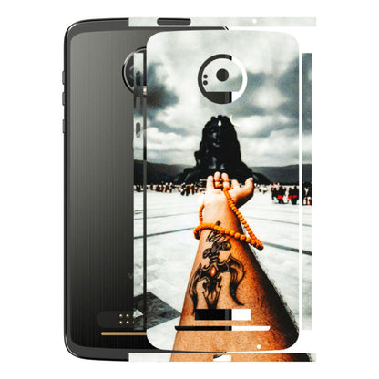 Motorola Phone Skins (All Models) - Jai Adiyogi Mahakaal - 3D Embossed Finish (L-164) Motorola Moto Z