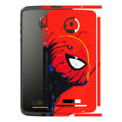 Motorola Phone Skins (All Models) - Spiderman Face Venom - 3D Embossed Finish (L-165) Motorola Moto Z