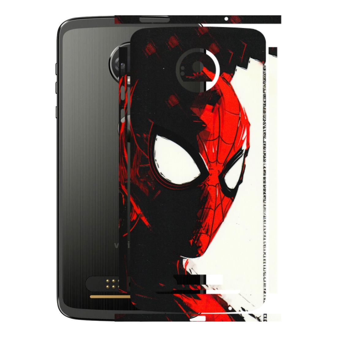 Motorola Phone Skins (All Models) - Spiderman Killer Face - 3D Embossed Finish (L-17) Motorola Moto Z