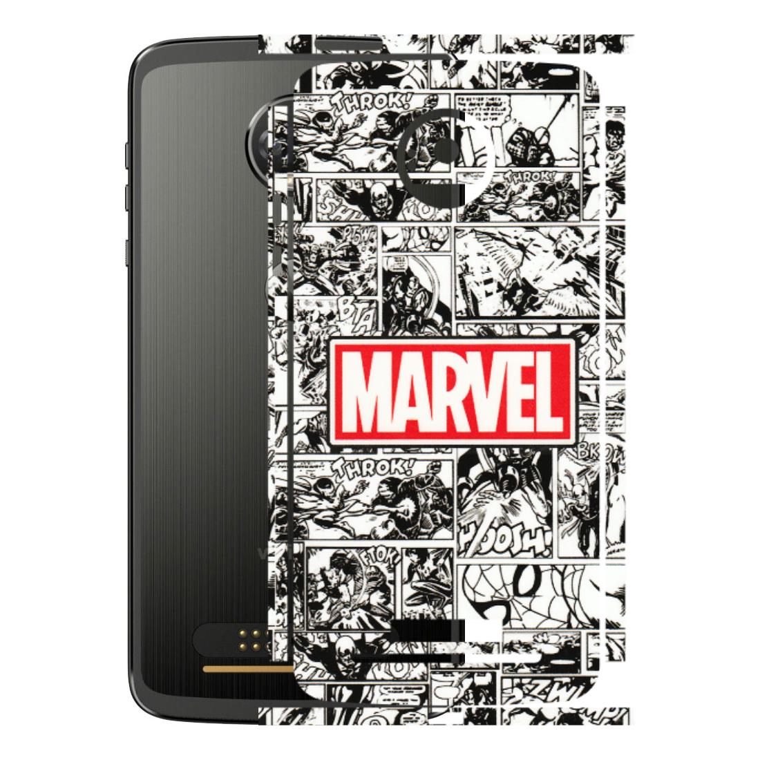 Motorola Phone Skins (All Models) - Marvel Comic - 3D Embossed Finish (L-171) Motorola Moto Z