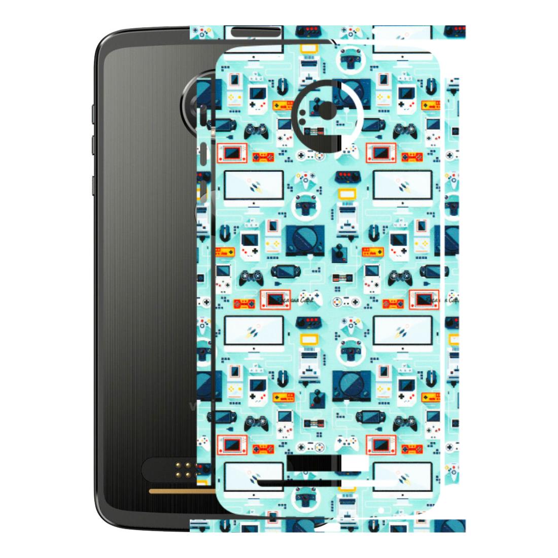 Motorola Phone Skins (All Models) - Gadgets Doodle - 3D Embossed Finish (L-184) Motorola Moto Z