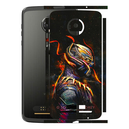 Motorola Phone Skins (All Models) - Black Panther - 3D Embossed Finish (L-190) Motorola Moto Z