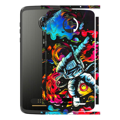 Motorola Phone Skins (All Models) - Astronaut Dope - 3D Embossed Finish (L-191) Motorola Moto Z