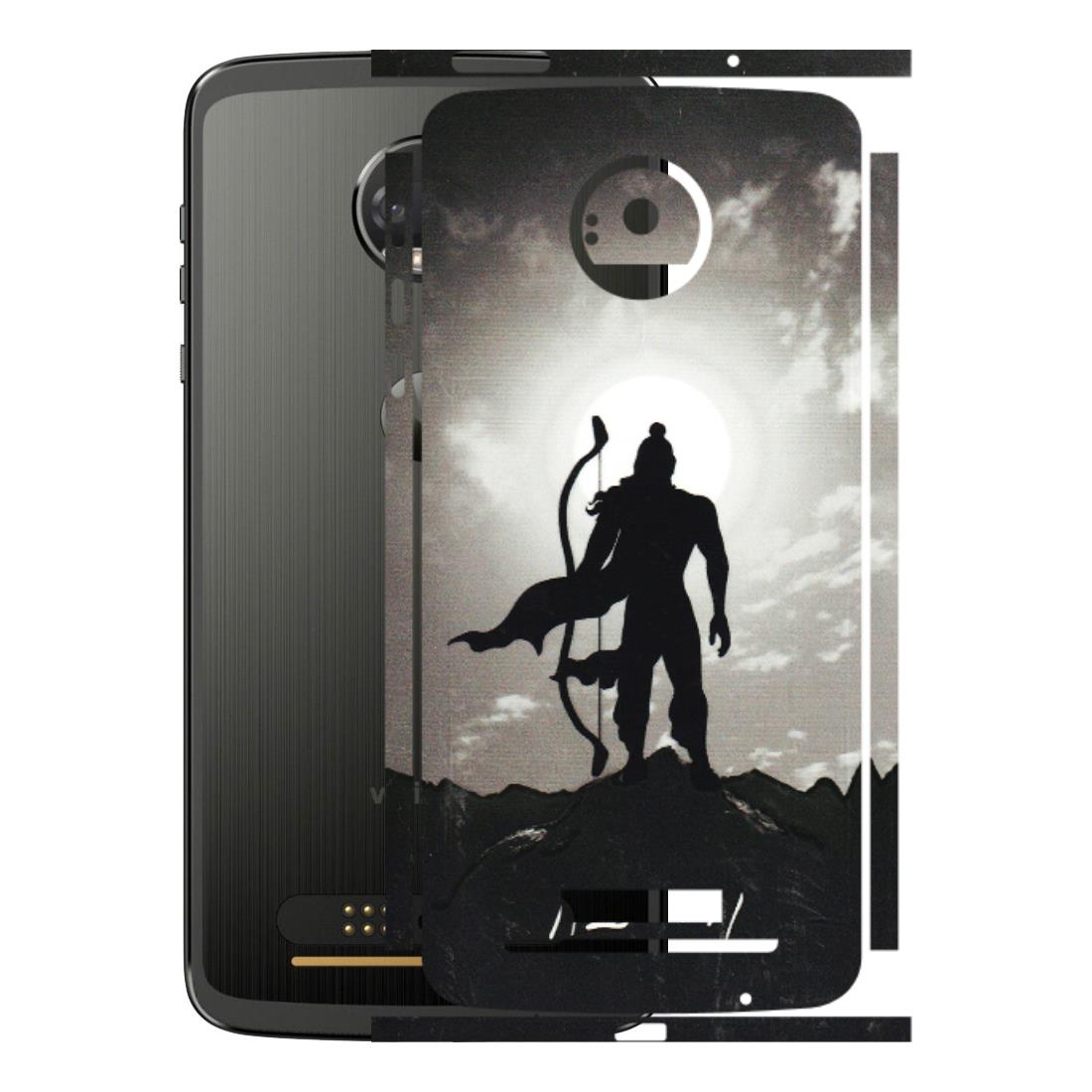 Motorola Phone Skins (All Models) - Jai Siya Ram - 3D Embossed Finish (L-200) Motorola Moto Z