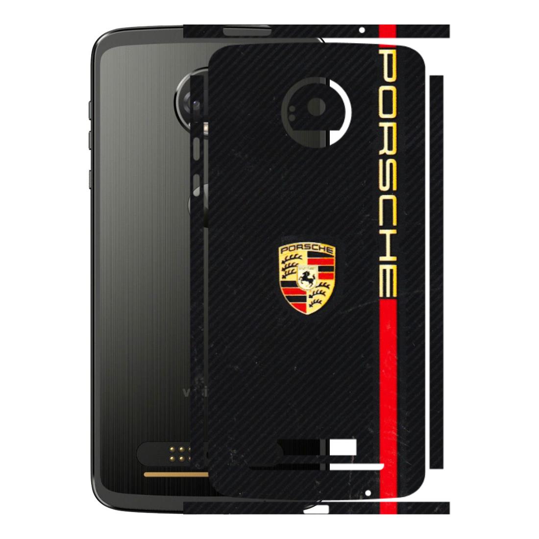 Motorola Phone Skins (All Models) - Premium Porsche - 3D Embossed Finish (L-225) Motorola Moto Z