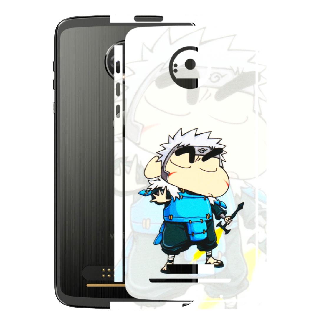 Motorola Phone Skins (All Models) - Angry Young Shinchan - 3D Embossed Finish (L-226) Motorola Moto Z