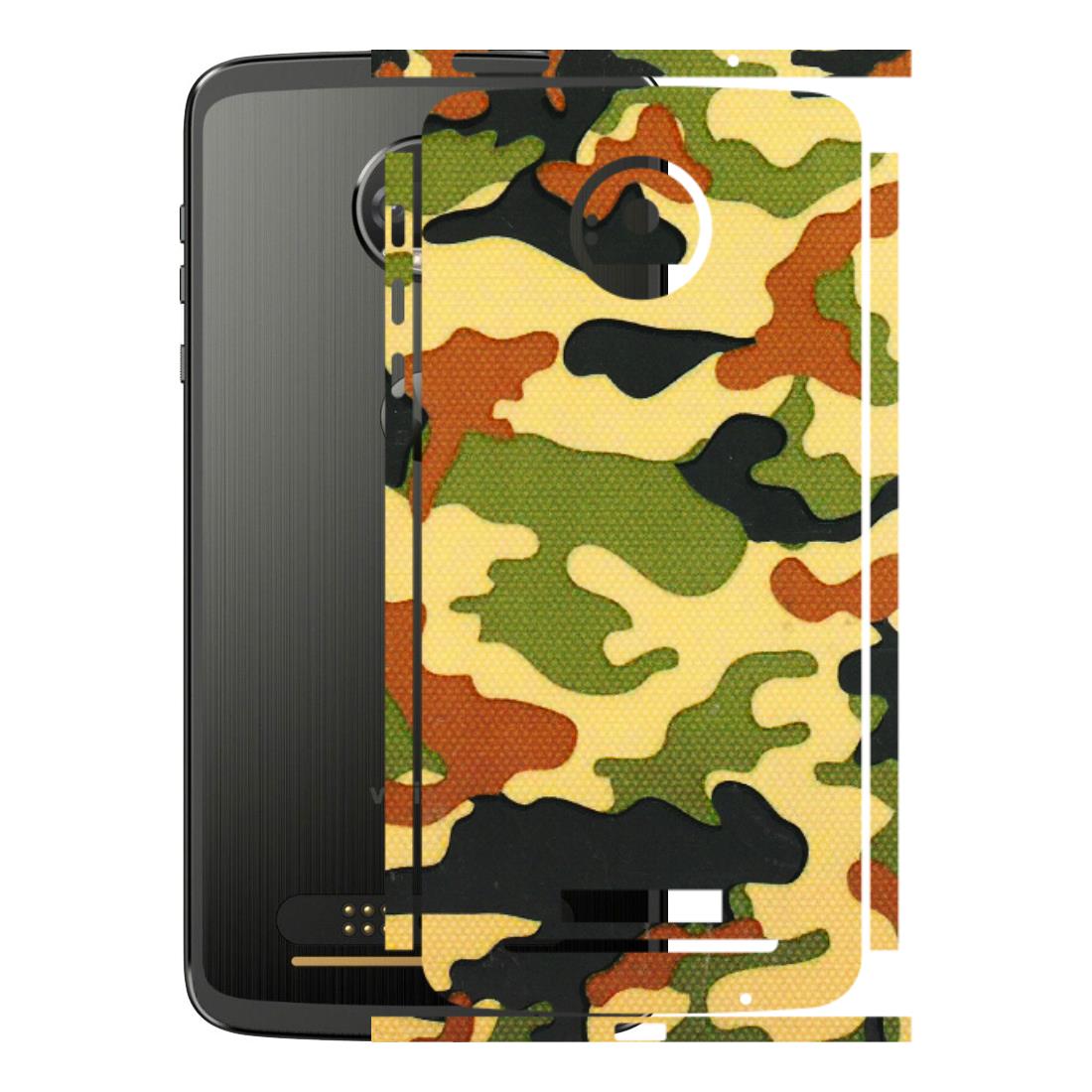 Motorola Phone Skins (All Models) - Indian Military - 3D Embossed Finish (L-234) Motorola Moto Z
