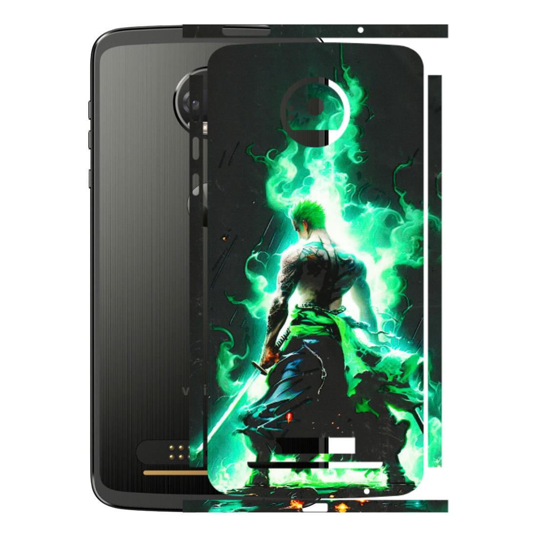 Motorola Phone Skins (All Models) - Zoro Sword - 3D Embossed Finish (L-241) Motorola Moto Z