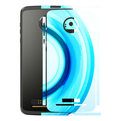 Motorola Phone Skins (All Models) - The Blue Curve - 3D Embossed Finish (L-244) Motorola Moto Z