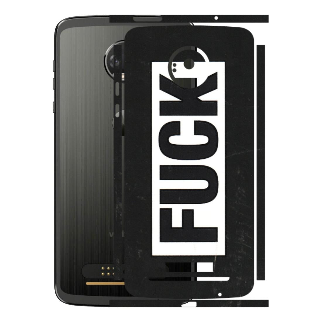 Motorola Phone Skins (All Models) - The F Word - 3D Embossed Finish (L-255) Motorola Moto Z