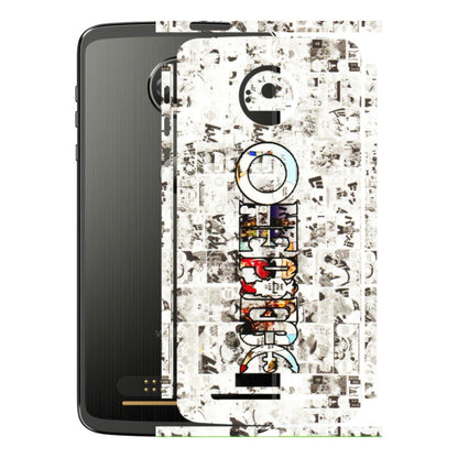 Motorola Phone Skins (All Models) - One Piece Manga - 3D Embossed Finish (L-26) Motorola Moto Z