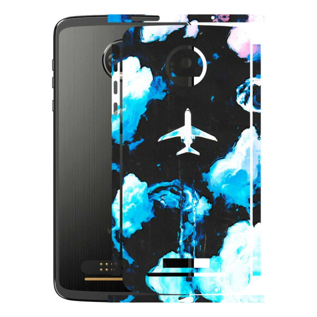 Motorola Phone Skins (All Models) - Travel In Airline - 3D Embossed Finish (L-264) Motorola Moto Z