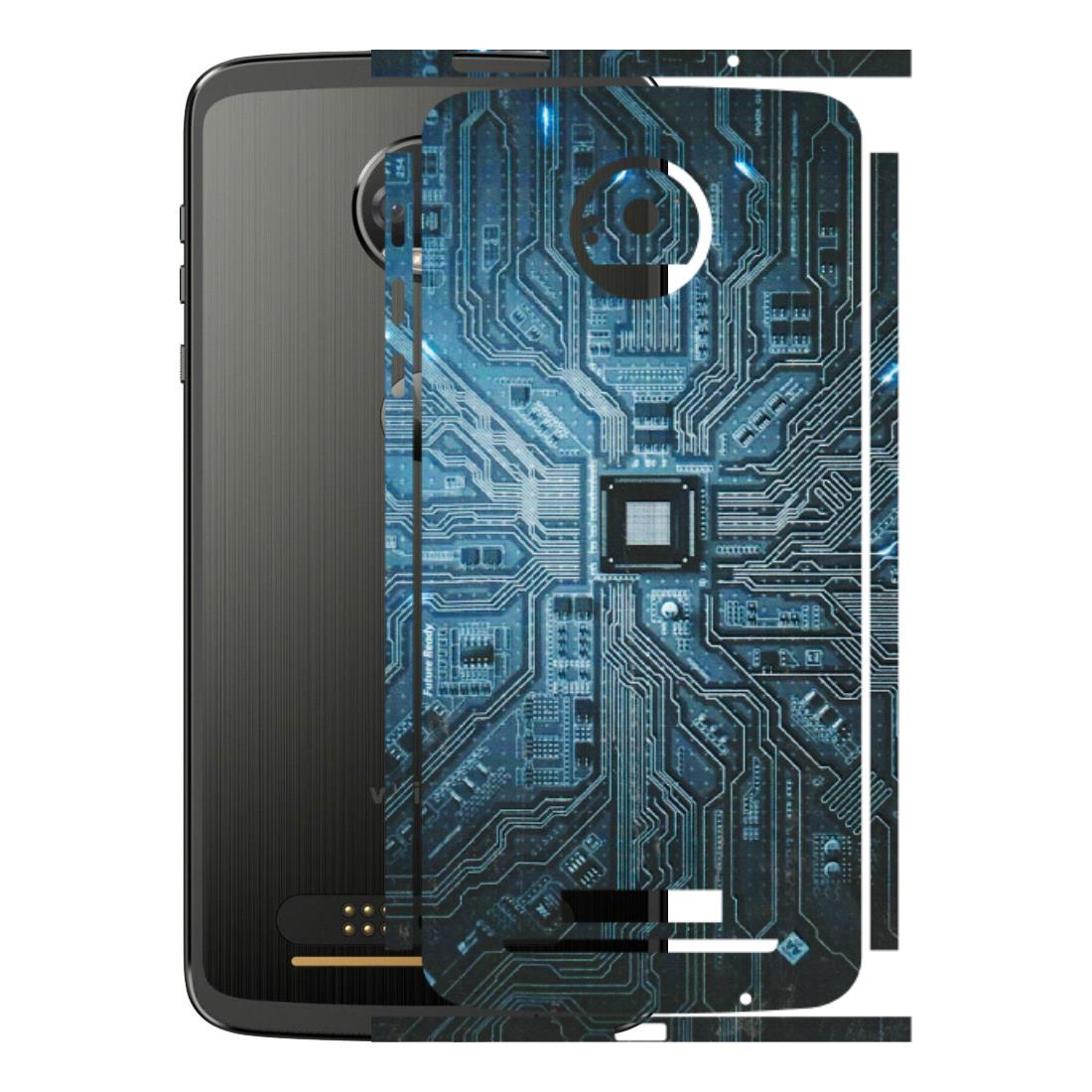 Motorola Phone Skins (All Models) - Original Circuit - 3D Embossed Finish (L-267) Motorola Moto Z