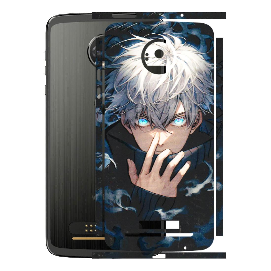 Motorola Phone Skins (All Models) - New Jujutsu Kaisen Anime - 3D Embossed Finish (L-313) Motorola Moto Z
