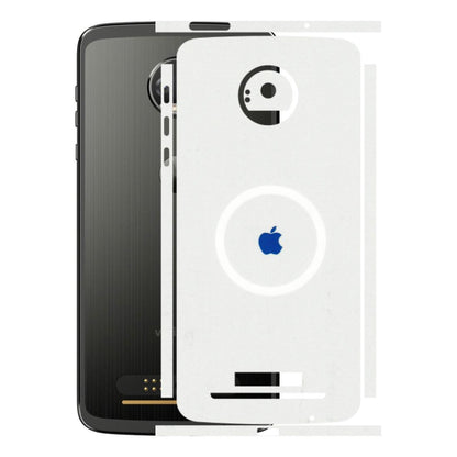 Motorola Phone Skins (All Models) - iPhone Magsafe Logo - 3D Embossed Finish (L-320) Motorola Moto Z