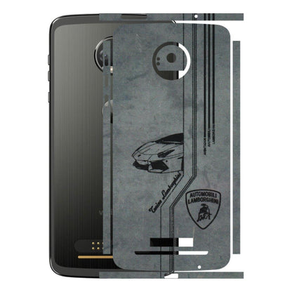 Motorola Phone Skins (All Models) - New Lamborgini Aventador - 3D Embossed Finish (L-321) Motorola Moto Z