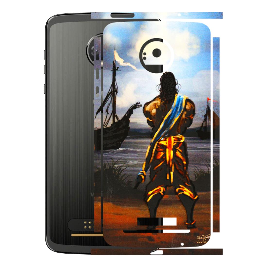 Motorola Phone Skins (All Models) - Heavenly God Figure - 3D Embossed Finish (L-34) Motorola Moto Z
