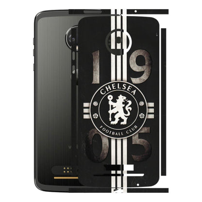 Motorola Phone Skins (All Models) - Chelsea Fan Club - 3D Embossed Finish (L-36) Motorola Moto Z