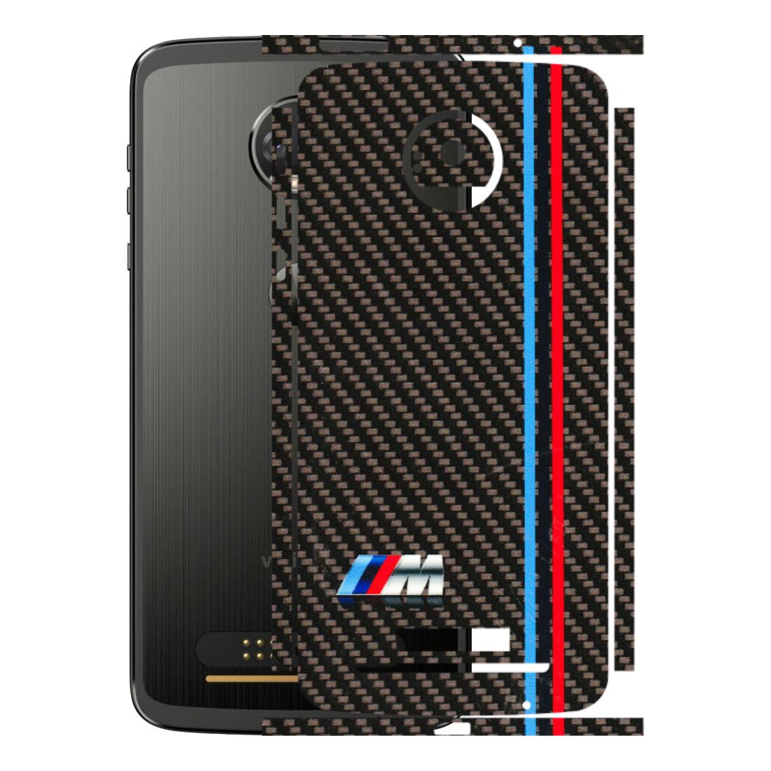 Motorola Phone Skins (All Models) - BM Carbon Fiber Feels - 3D Embossed Finish (L-38) Motorola Moto Z