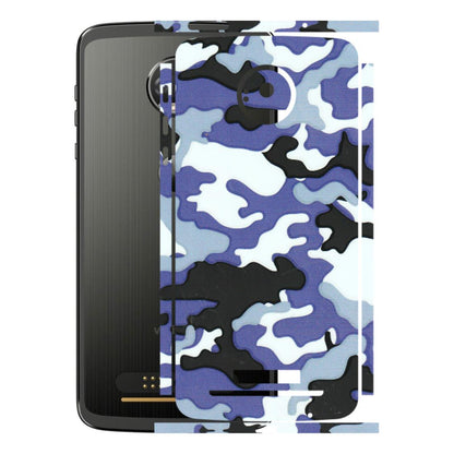 Motorola Phone Skins (All Models) - Powerfull Military Camoflauge - 3D Embossed Finish (L-49) Motorola Moto Z