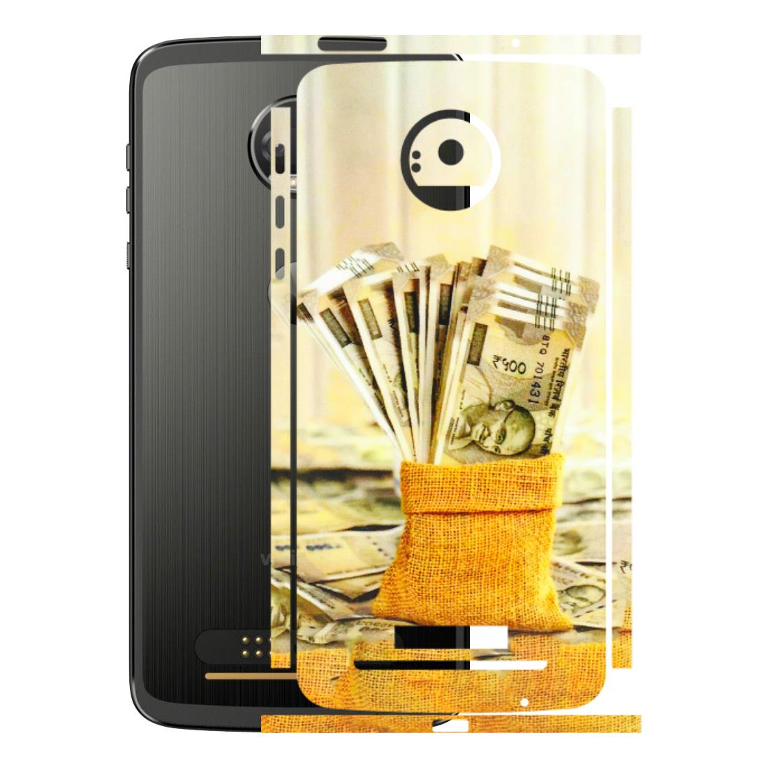 Motorola Phone Skins (All Models) - Show Me The Money - 3D Embossed Finish (L-52) Motorola Moto Z