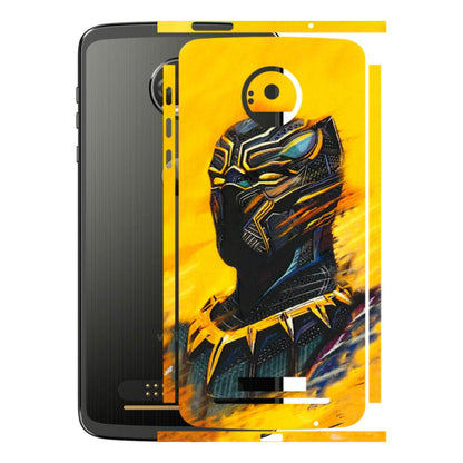 Motorola Phone Skins (All Models) - Yellow Panther - 3D Embossed Finish (L-54) Motorola Moto Z