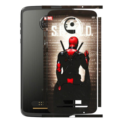 Motorola Phone Skins (All Models) - Deadpool - 3D Embossed Finish (L-56) Motorola Moto Z