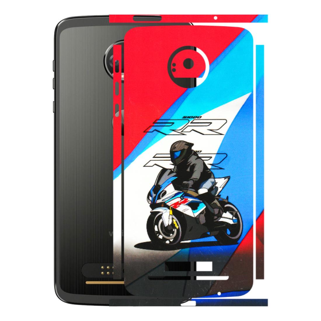 Motorola Phone Skins (All Models) - Bikers Love - 3D Embossed Finish (L-58) Motorola Moto Z
