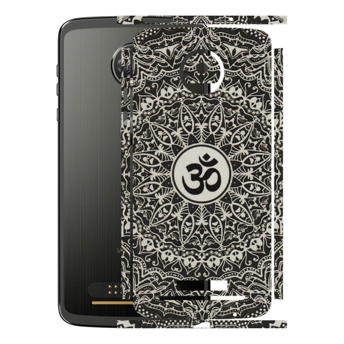 Motorola Phone Skins (All Models) - Aum Elegant Mandala - 3D Embossed Finish (L-62) Motorola Moto Z