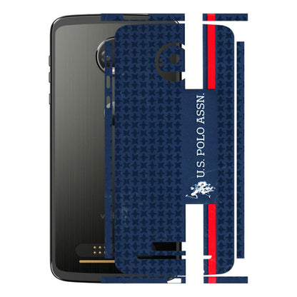 Motorola Phone Skins (All Models) - US POLO Designer Brand - 3D Embossed Finish (L-65) Motorola Moto Z