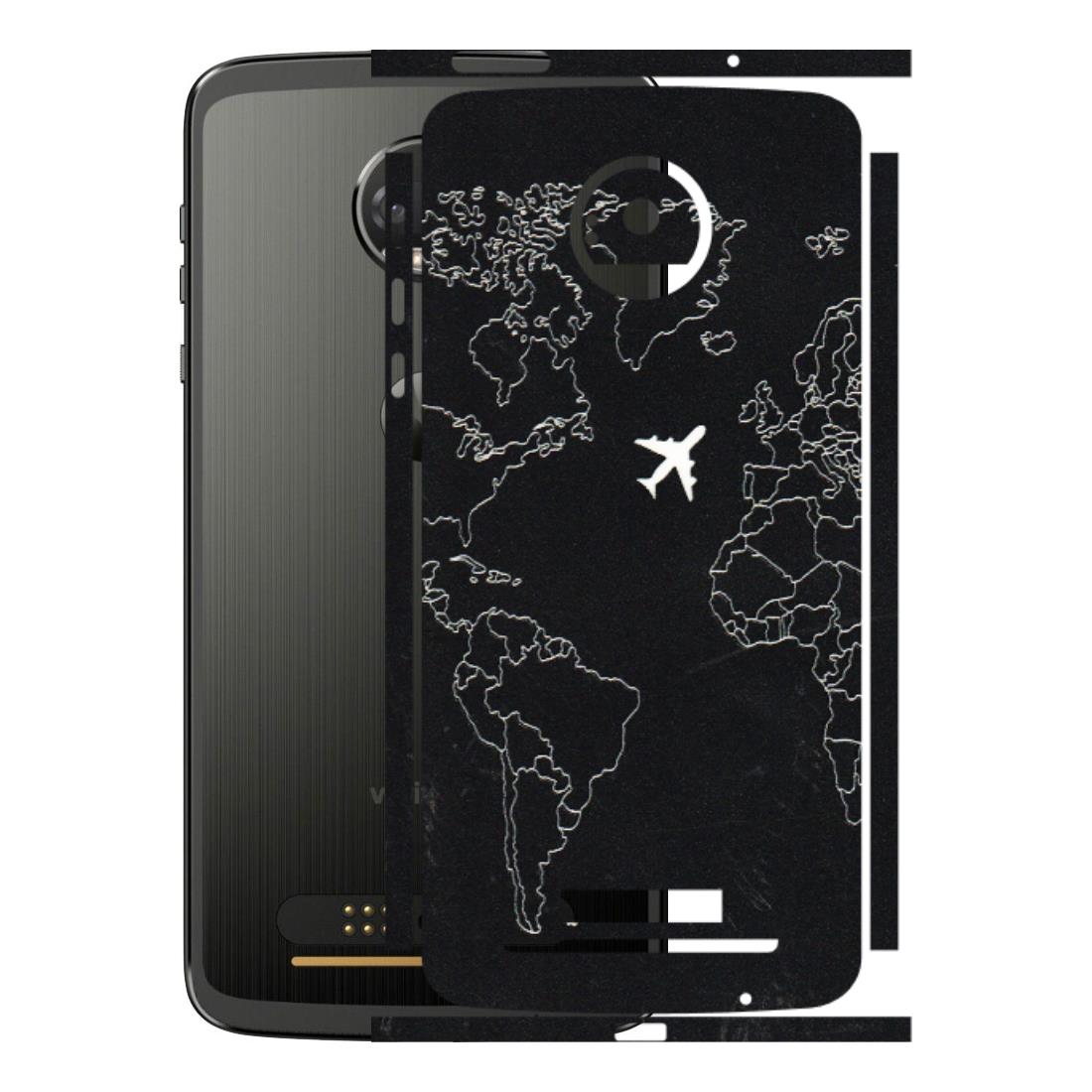 Motorola Phone Skins (All Models) - Never Ending Travel - 3D Embossed Finish (L-79) Motorola Moto Z