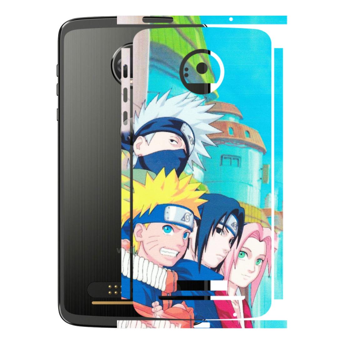 Motorola Phone Skins (All Models) - Team Minato And Kakashi - Matte Finish (M-101) Motorola Moto Z