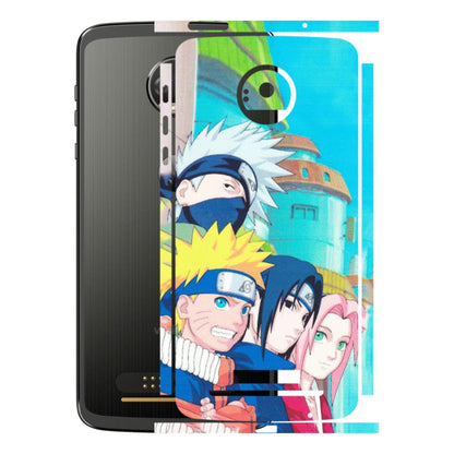 Motorola Phone Skins (All Models) - Team Minato And Kakashi - Matte Finish (M-101) Motorola Moto Z