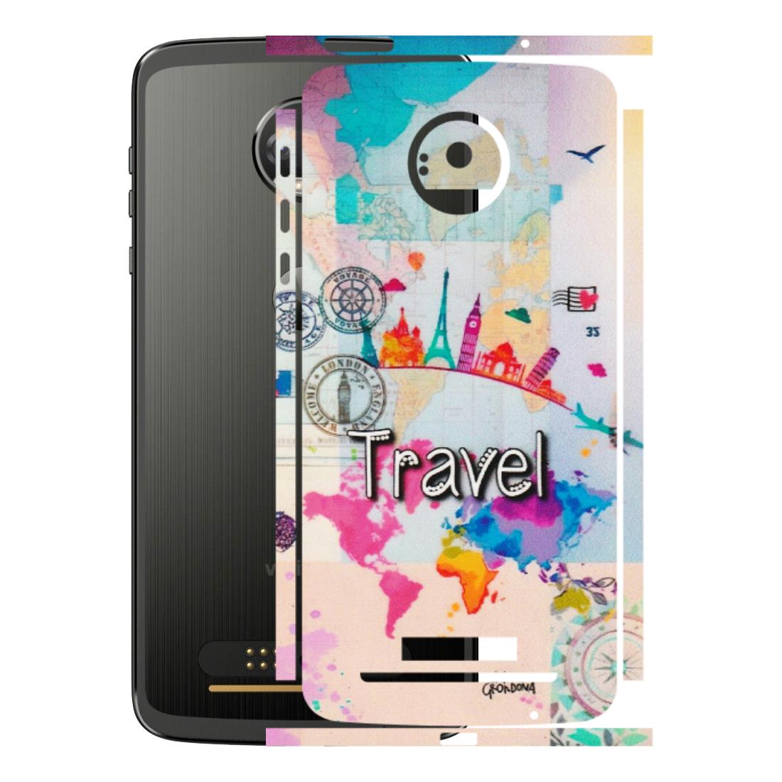 Motorola Phone Skins (All Models) - Travel The Wonders - Matte Finish (M-108) Motorola Moto Z