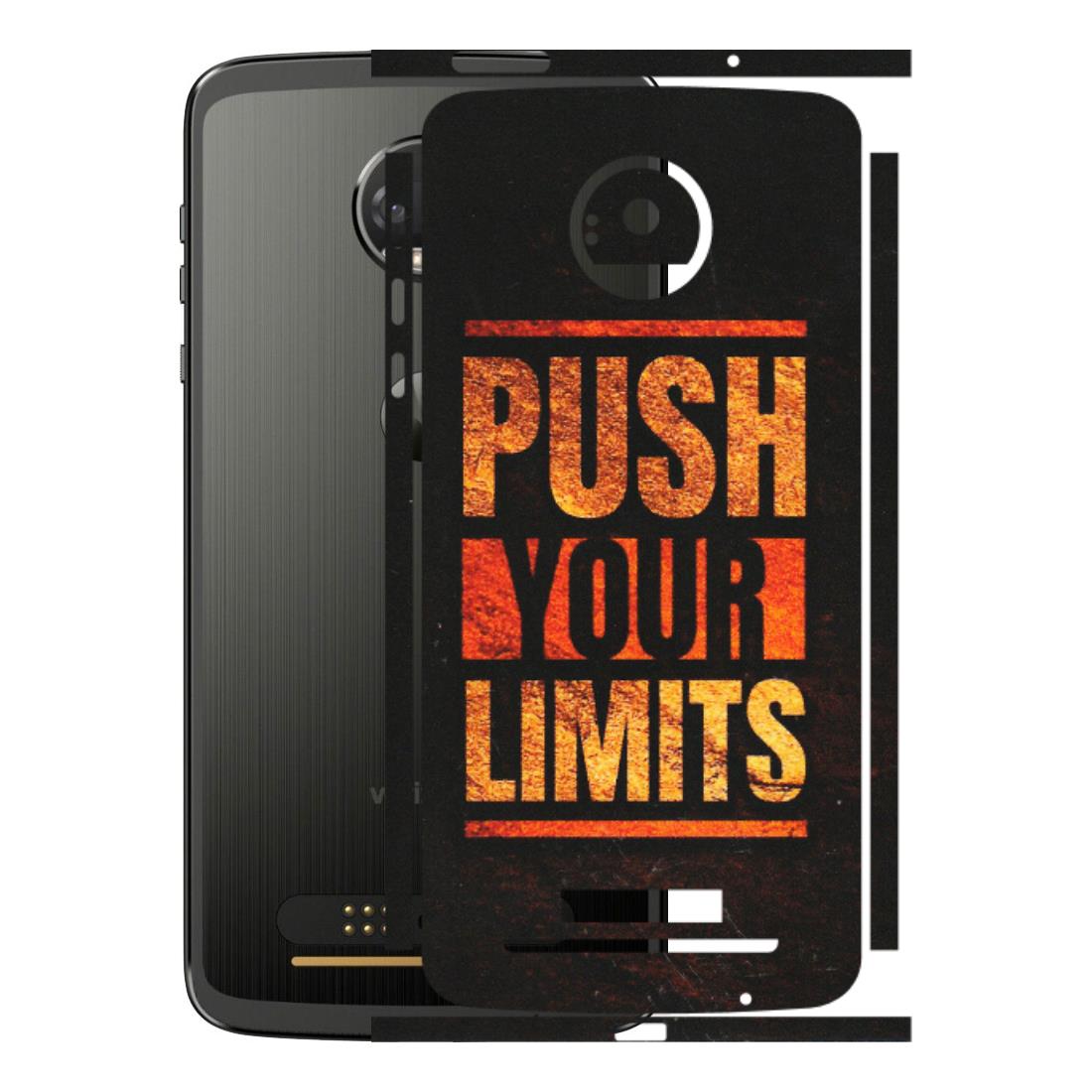 Motorola Phone Skins (All Models) - Push Your Limits - Matte Finish (M-118) Motorola Moto Z