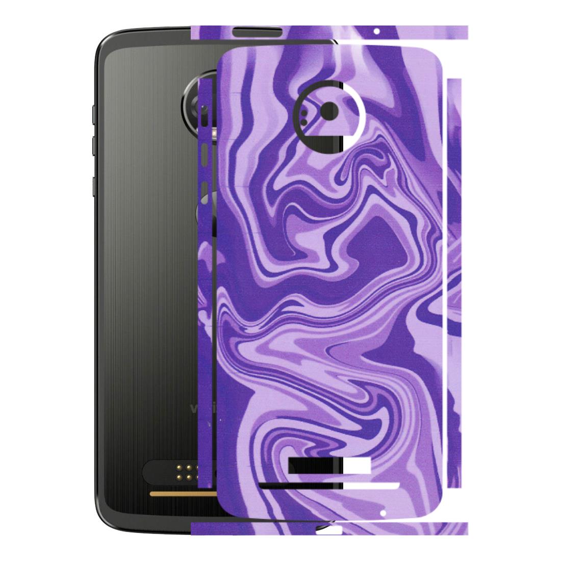 Motorola Phone Skins (All Models) - Hazy Purple Nights - Matte Finish (M-14) Motorola Moto Z