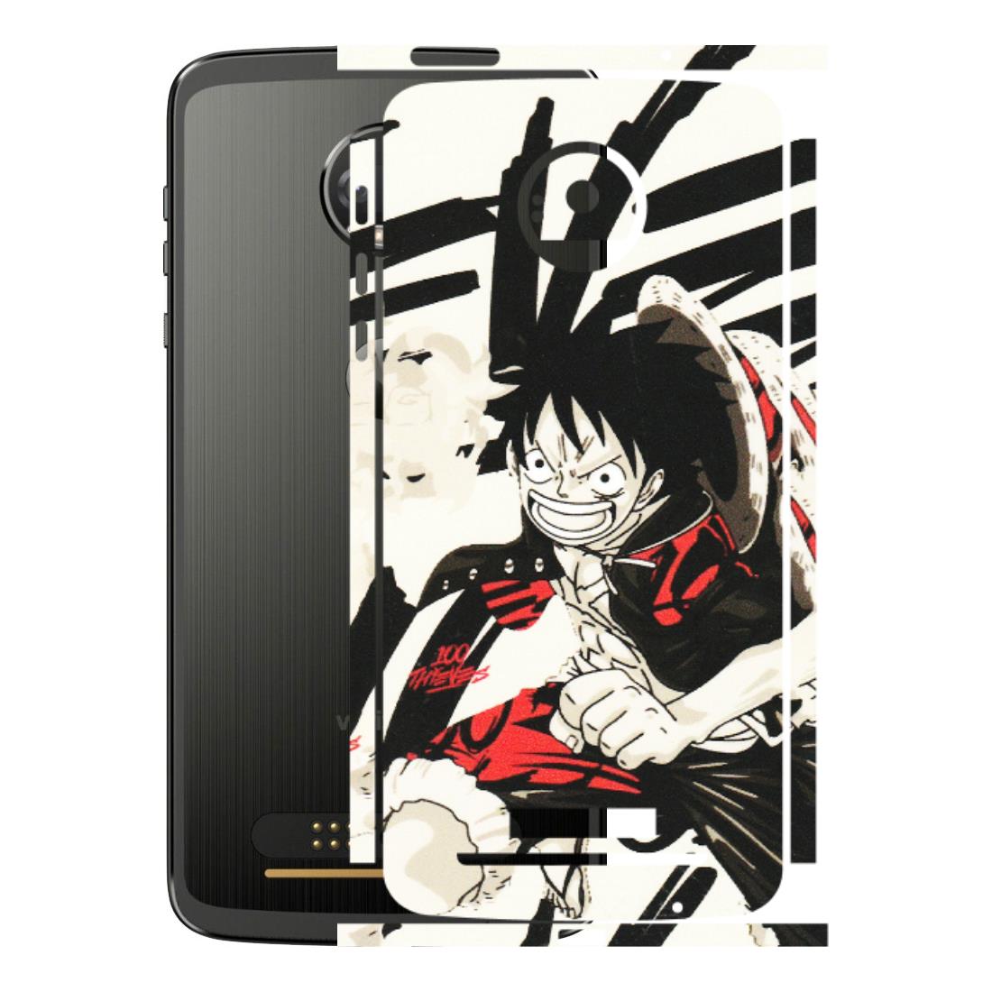 Motorola Phone Skins (All Models) - Monkey D.Luffy Manga Anime - Matte Finish (M-145) Motorola Moto Z