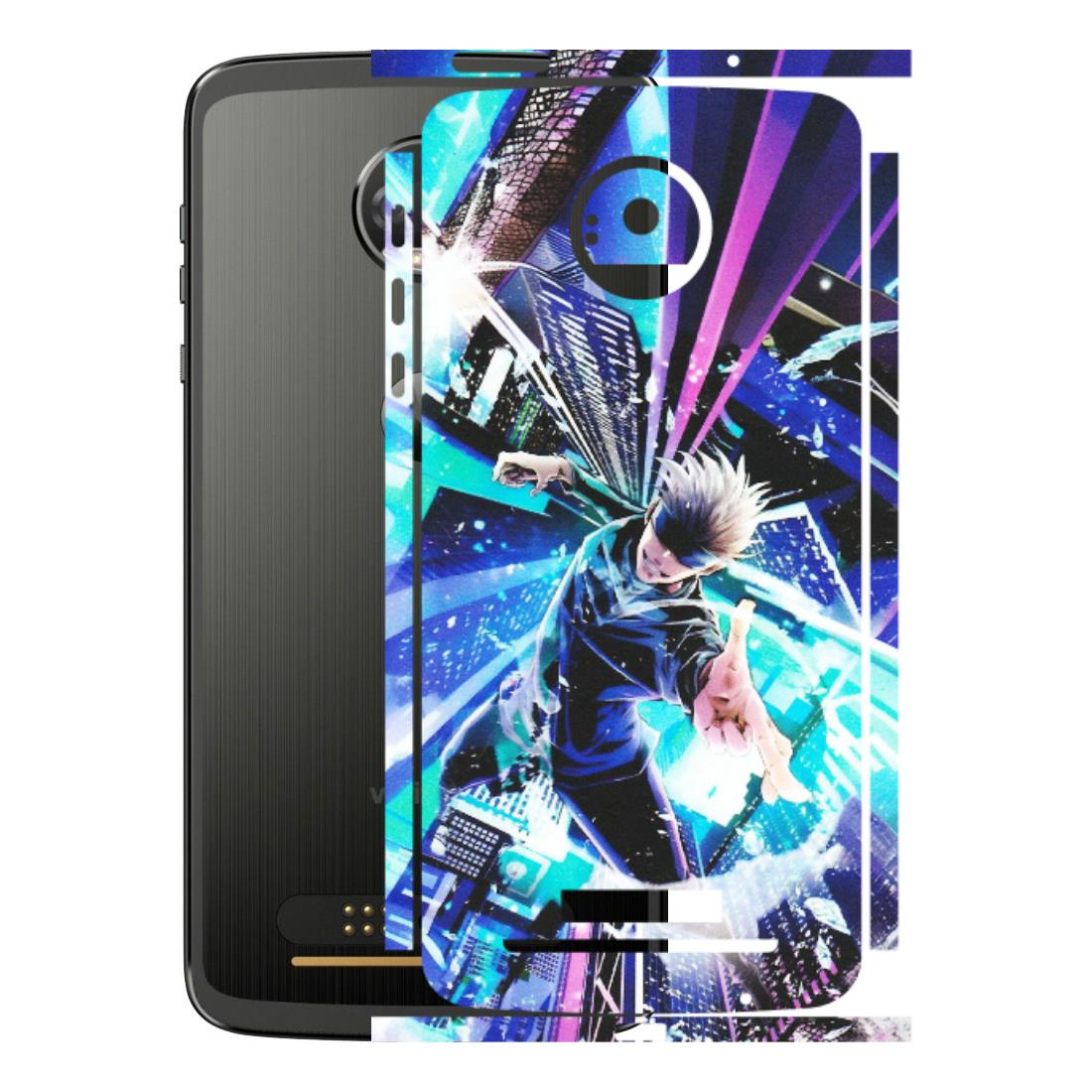 Motorola Phone Skins (All Models) - Manga Action Jujustu Kaisen Anime - Matte Finish (M-155) Motorola Moto Z