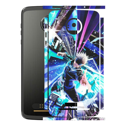 Motorola Phone Skins (All Models) - Manga Action Jujustu Kaisen Anime - Matte Finish (M-155) Motorola Moto Z