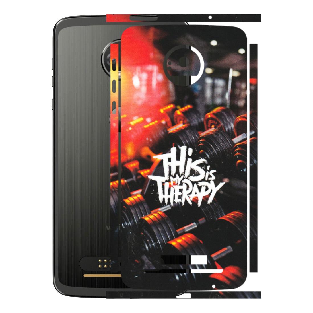 Motorola Phone Skins (All Models) - GYM Lover Therapy - Matte Finish (M-160) Motorola Moto Z