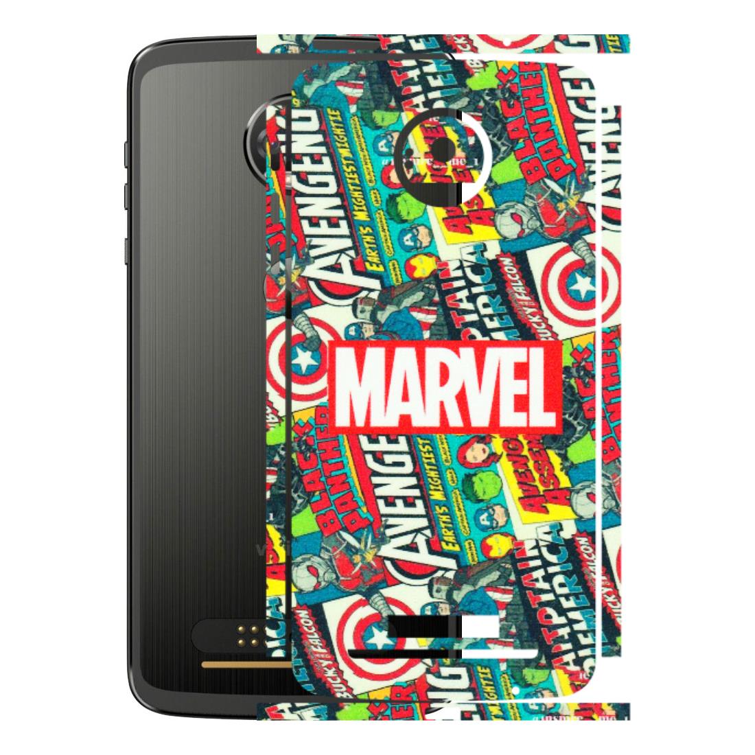 Motorola Phone Skins (All Models) - Marvel Comic Lover - Matte Finish (M-30) Motorola Moto Z