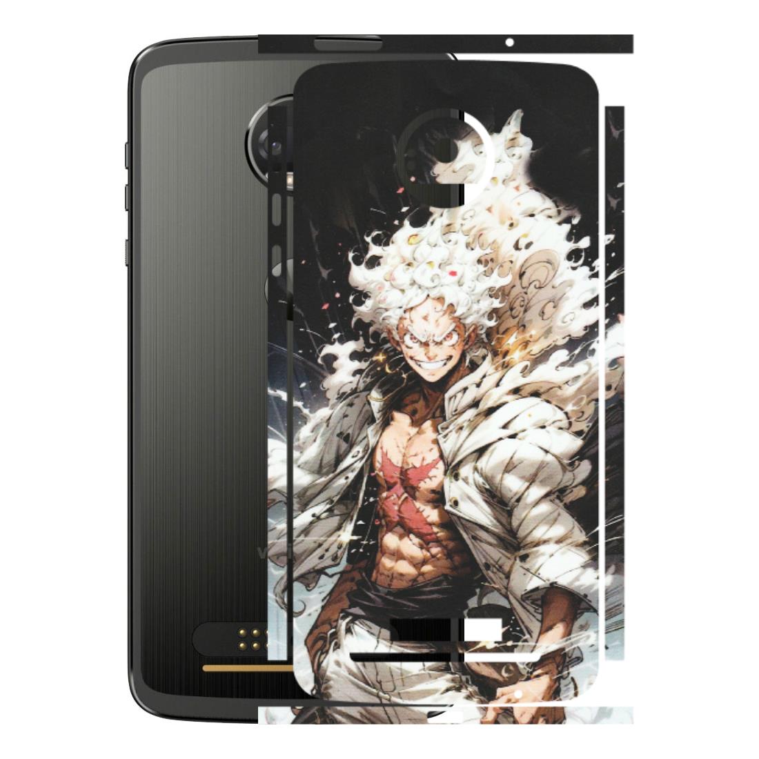 Motorola Phone Skins (All Models) - Anime Angry Classy Character - Matte Finish (M-34) Motorola Moto Z