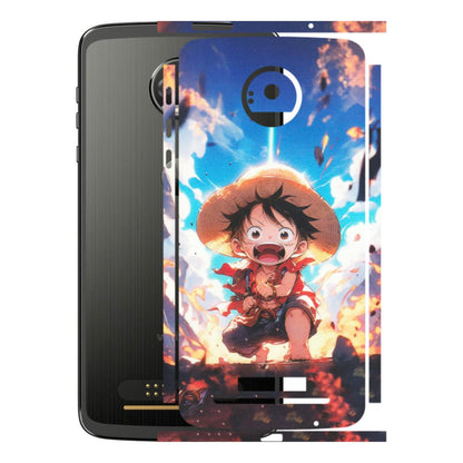 Motorola Phone Skins (All Models) - Toon One Piece Cute Character - Matte Finish (M-35) Motorola Moto Z