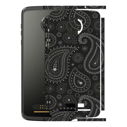 Motorola Phone Skins (All Models) - Black Sober Kerry - Matte Finish (M-37) Motorola Moto Z