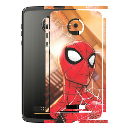 Motorola Phone Skins (All Models) - Spiderman Face New - Matte Finish (M-41) Motorola Moto Z