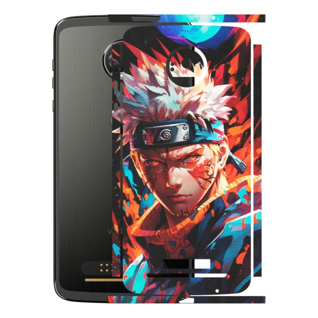 Motorola Phone Skins (All Models) - Anime Ferocious Character - Matte Finish (M-44) Motorola Moto Z