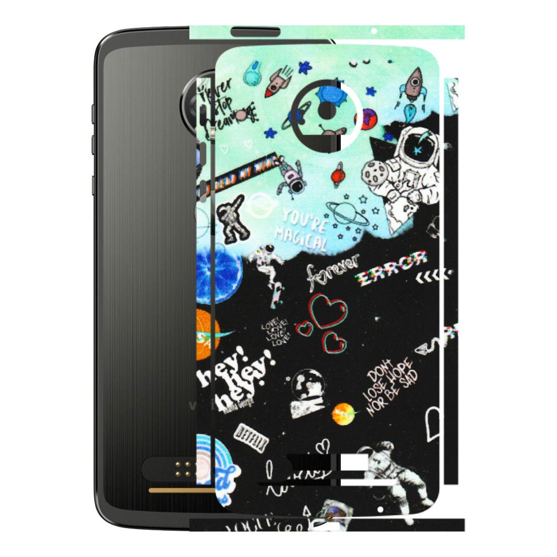 Motorola Phone Skins (All Models) - Living In A Space Dream - Matte Finish (M-46) Motorola Moto Z