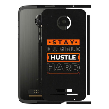 Motorola Phone Skins (All Models) - Stay Humble Stay Hard - Matte Finish (M-48) Motorola Moto Z