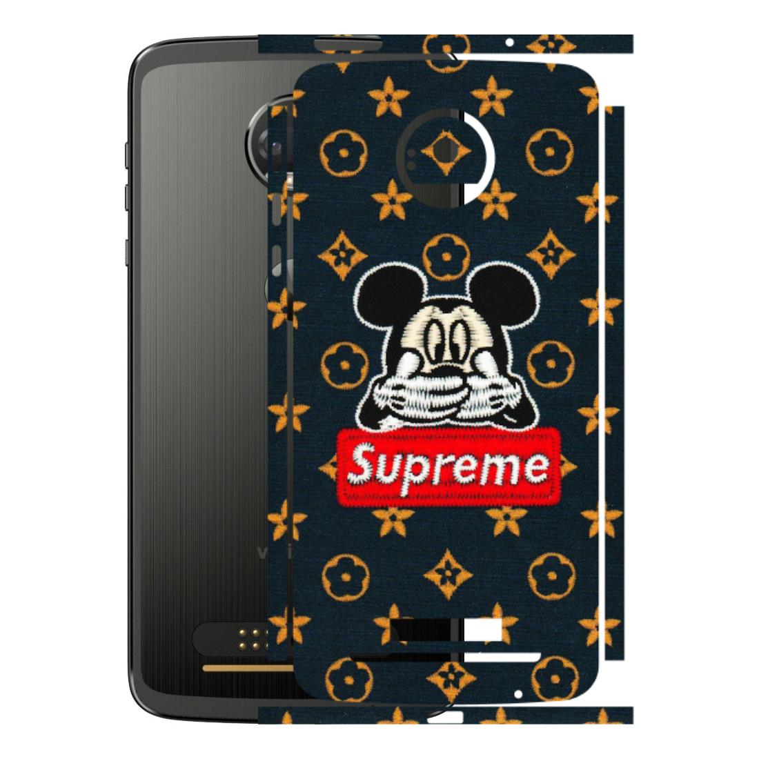 Motorola Phone Skins (All Models) - Mickey Supreme - Matte Finish (M-83) Motorola Moto Z